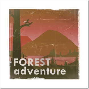 Forest adventure Posters and Art